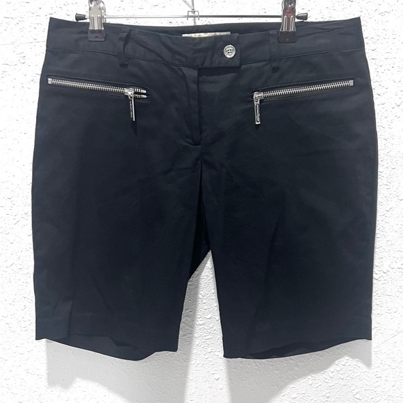 MICHAEL Michael Kors Black Bermuda Shorts 9” inseam with Tailored Fit size 4 - Picture 1 of 7
